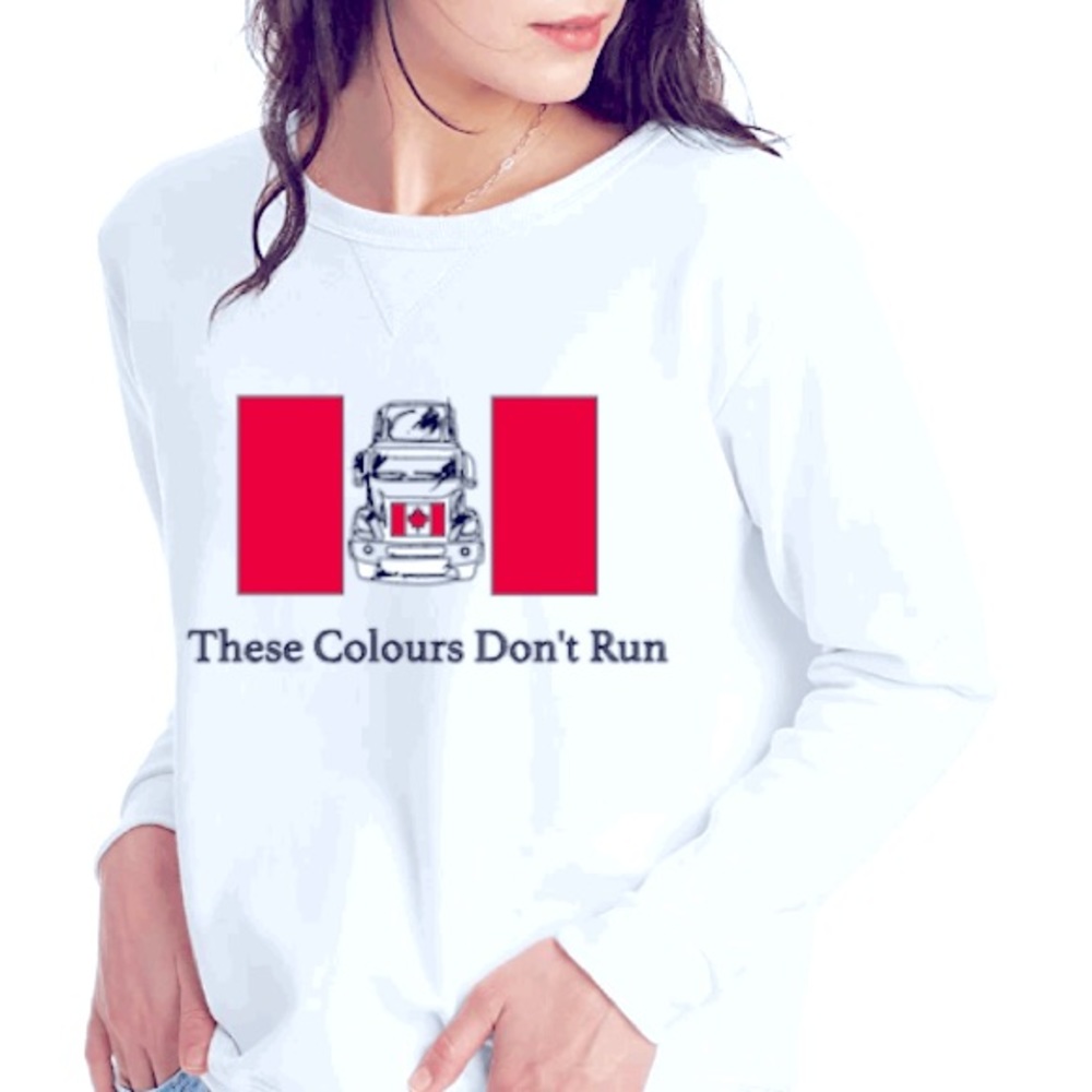 Women’s Canadian Trucker Freedom Convoy 2022 Sweatshirt